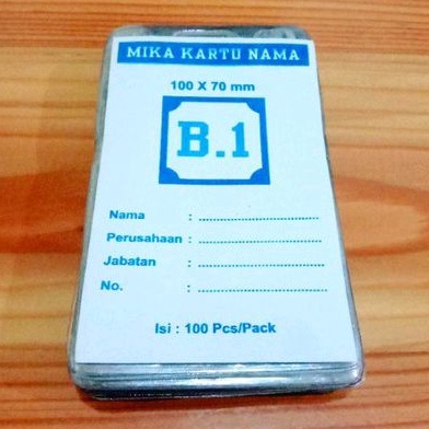 

Mika kartu nama/id card B.1(6,4x 9 cm) -1 pcs
