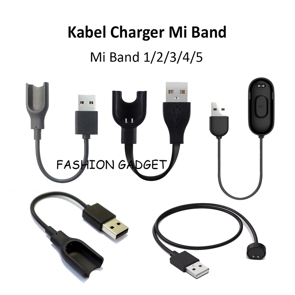 Kabel Charger Untuk Xiaomi Mi Band 1 / 2 / 3 / 4 / 5 / 6 / 7 Charging Cable Data