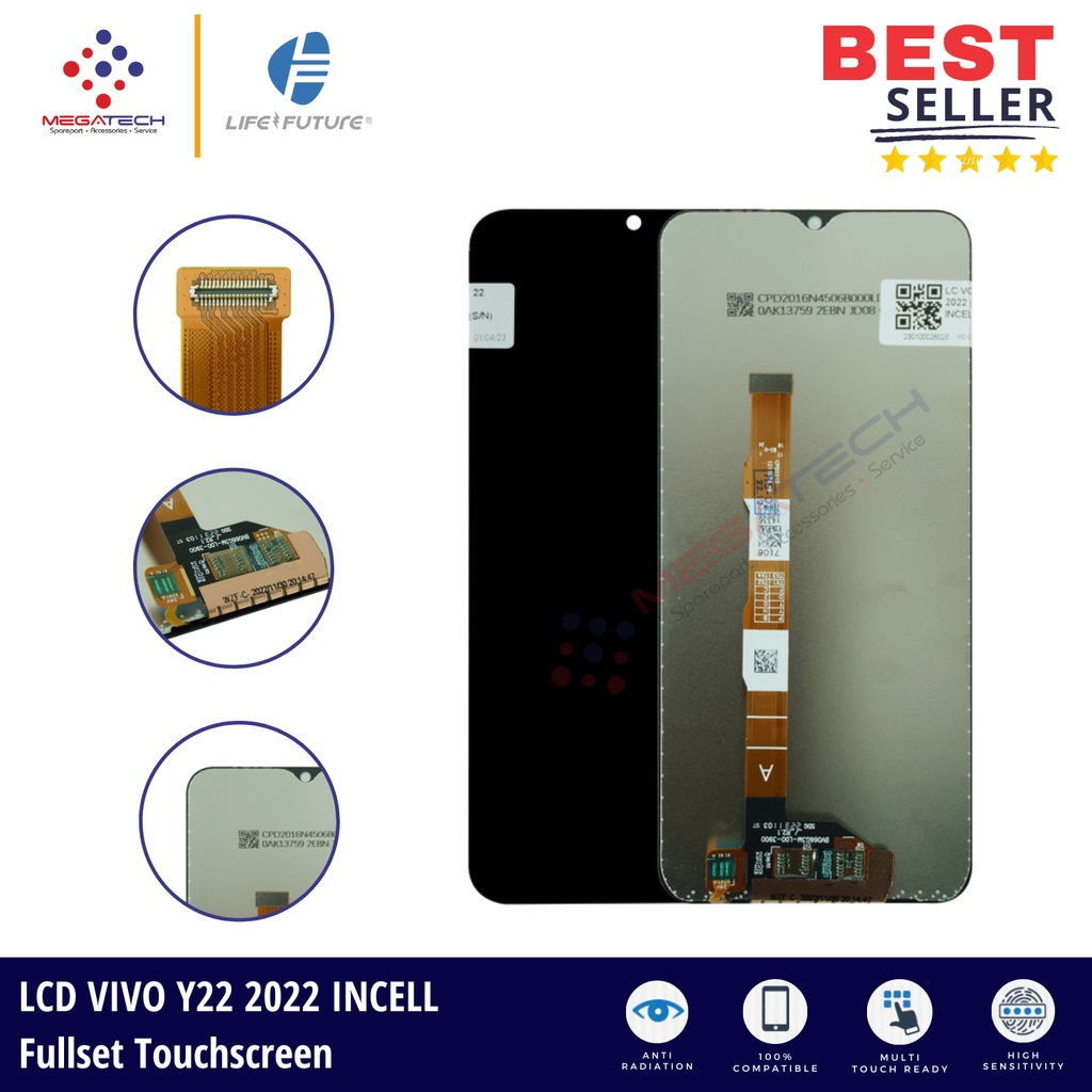 LCD Vivo Y22 2022 Fullset Touchscreen