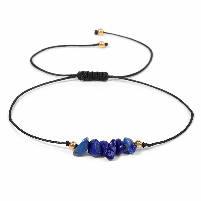 GT Gelang Tiny 6 Batu Alam Pecah Super Simple Cute Tiger Eye