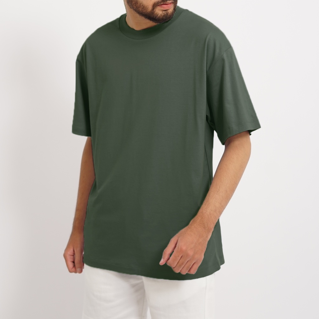 PLAIN Oversize T-Shirt - Forrest Green (Kaos Polos Oversize 24s)