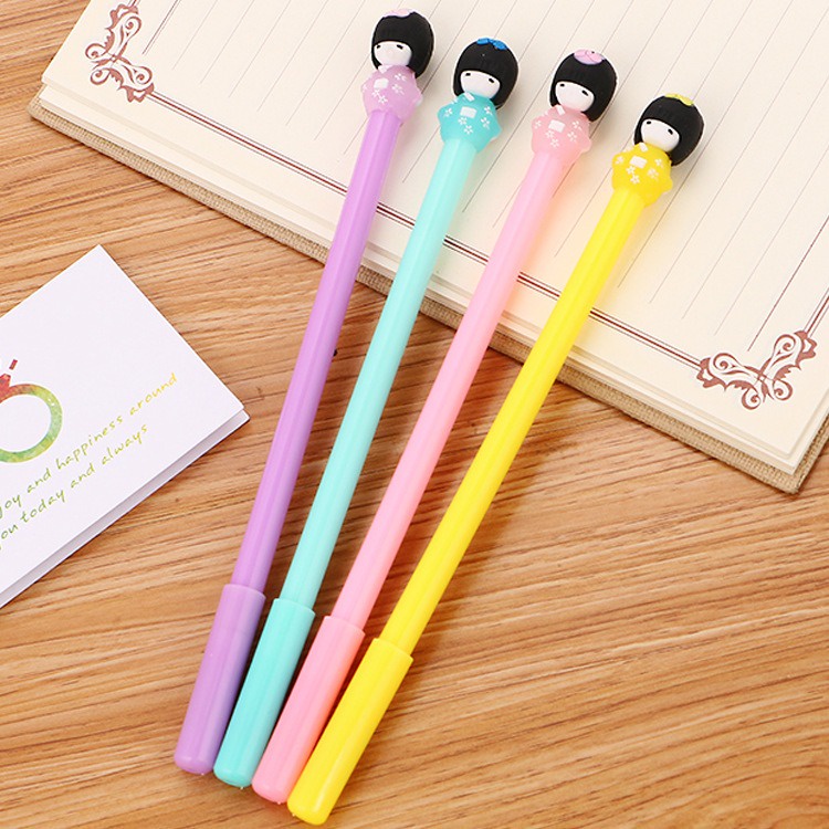 4pcs Pena Pen Pulpen Gel Set Tinta Cair Kaguya GM-ST0168