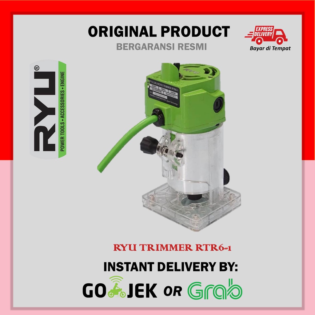Mesin trimmer RYU RTR 6-1/ mesin router kecil ryu mesin profil kayu