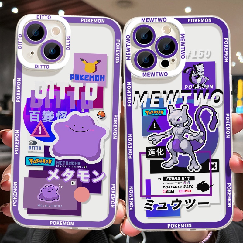 IPHONE Soft Case Lucu Kompatibel Untuk Iphone13 12 11 14 Pro XS Max XR X8 7 6S Plus Casing Hp Mini Transparan TPU Silikon Shockproof Clear Cover