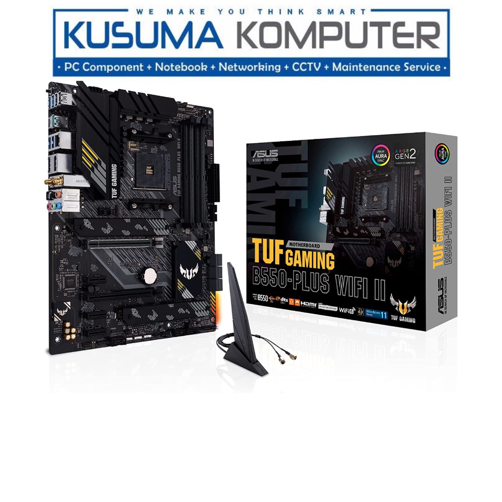 Asus TUF GAMING B550 PLUS WIFI II 4 DIMM PCIe 4.0 Aura Sync RGB