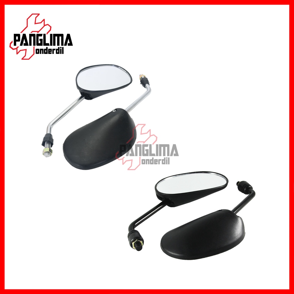 Spion Standar Semua Jenis Motor Honda Drat Kanan Model Grand Sepion-Kaca-Mirror Beat Lama-FI-eSP-eSP/Supra/Revo /Scoopy/Spacy/Blade/Megapro/Win/Karisma/Legenda/Prima