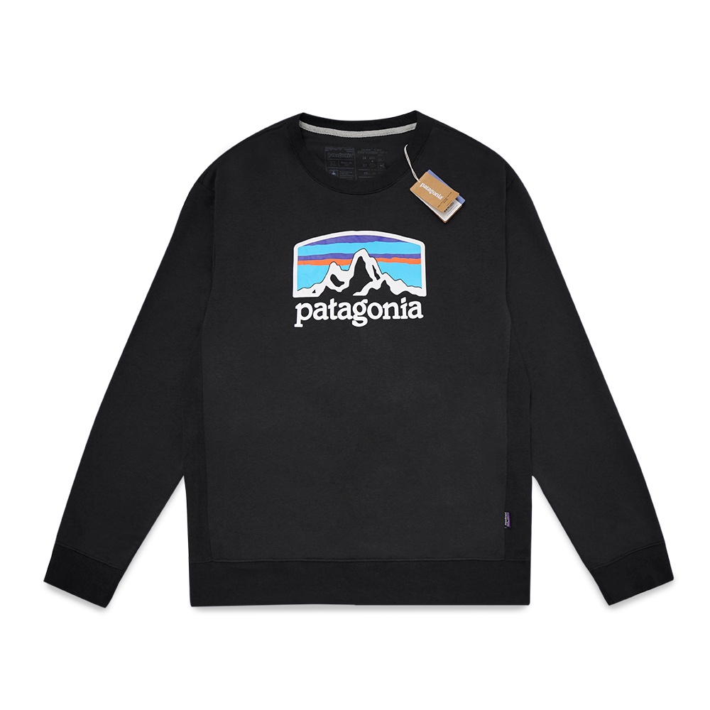 PTG Fitz Roy Horizons Uprisal Crewneck Sweatshirt Black