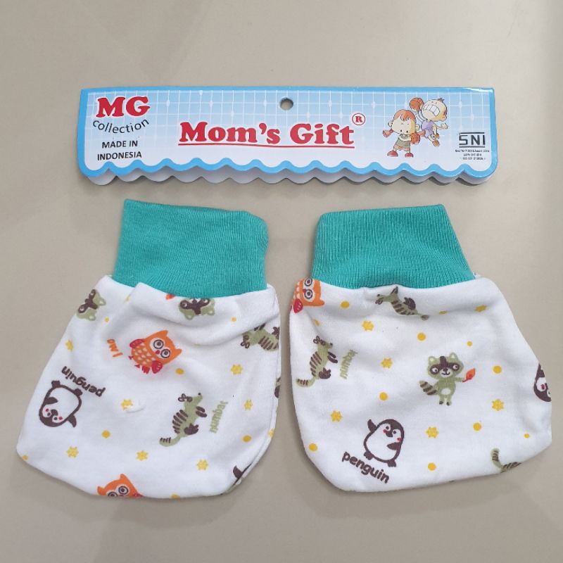 1 Pasang Sarung Tangan / Sarung Kaki Bayi Newborn MG1PS Print (1 Pasang Sarung Tangan / Sarung Kaki) MG1PS