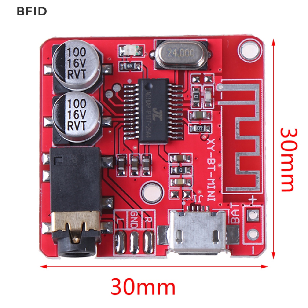 [BFID] 3.7-5v wireless bluetooth mp3 decoder board Modul decoding lossless Kartu tf [ID]