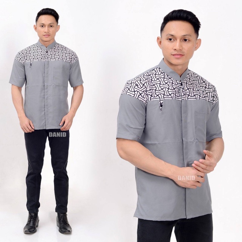 Baju Koko Pria Lengan Pendek Model dan Motif Terbaru