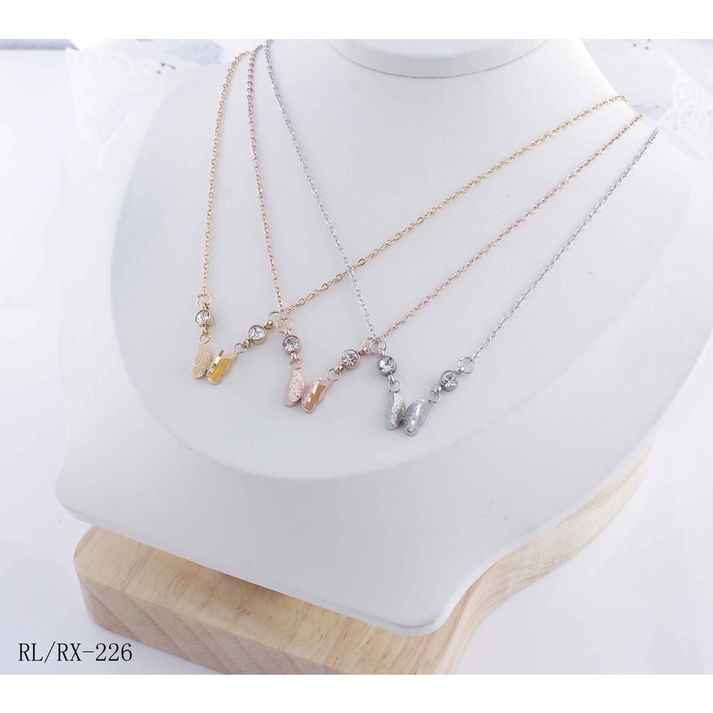 Kalung Kupu-kupu Titaniu Perhiasan Wanita Jewelry 226/6737