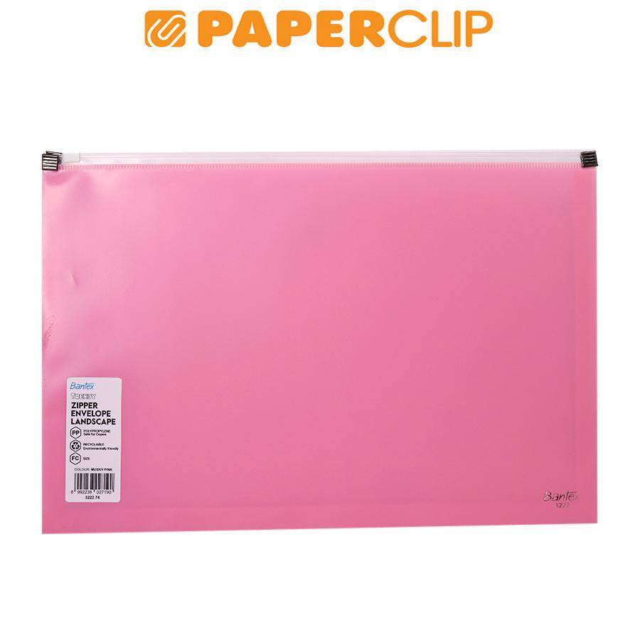 

ZIPPER FILE BANTEX FOLIO 3222 74 MUSKY PINK