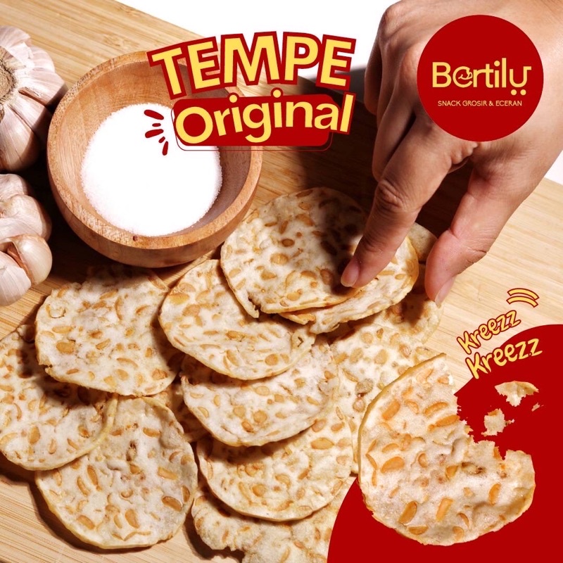 

Keripik Tempe Asin Original
