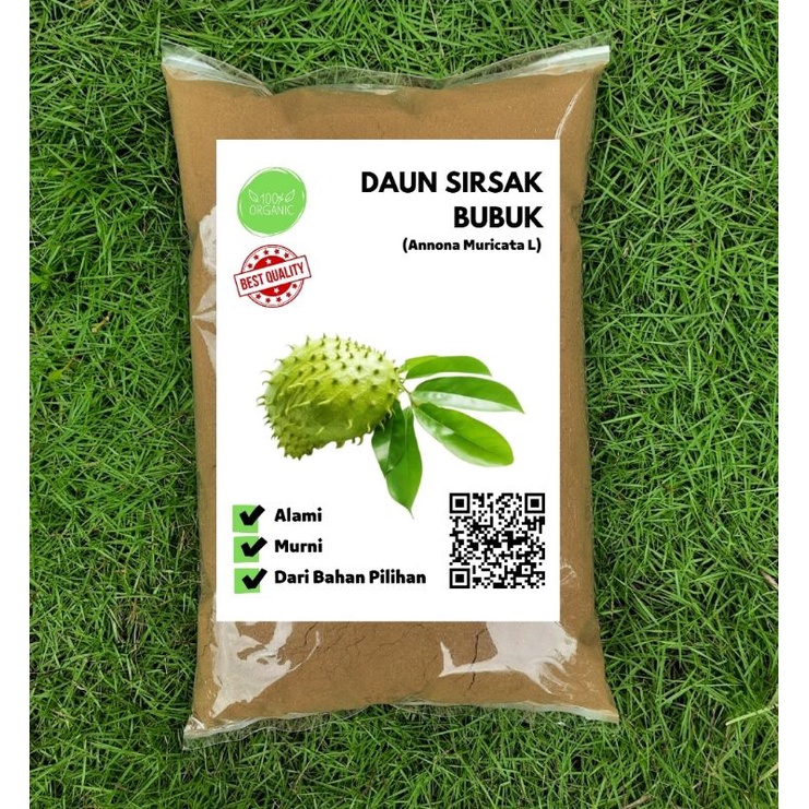 

Bubuk Serbuk Daun Sirsak 500 Gram Sirsat