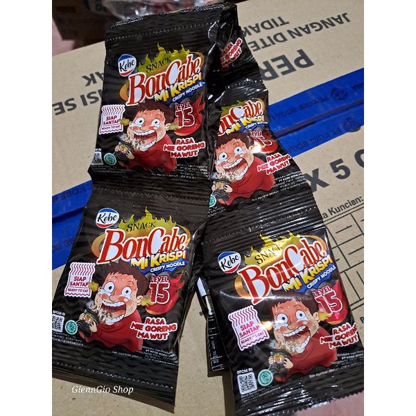 Mie Kremes Mi Krispi Bon Cabe mini renceng isi 10 pcs