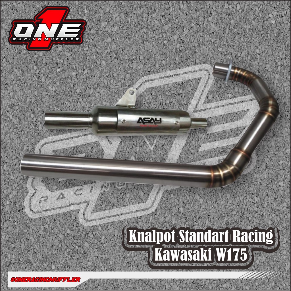 Knalpot Kawasaki W175 Standart Racing Original Asay Are03