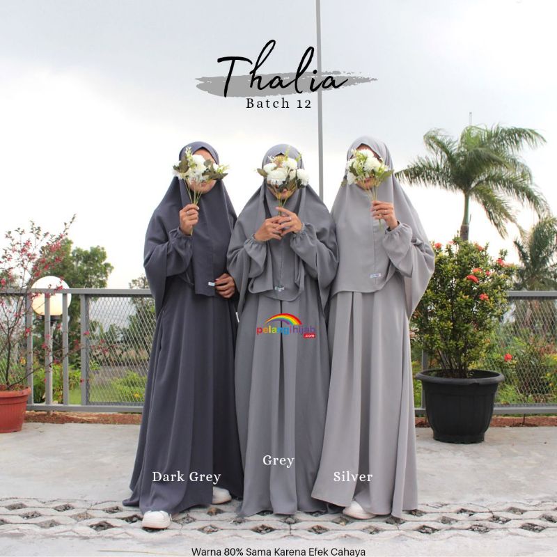 Gamis Muslimah Pelangi Hijab Original Syar'i Wanita Remaja Dewasa