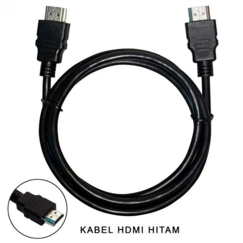 Kabel HDMI Hitam 30cm 50cm 100cm 120cm
