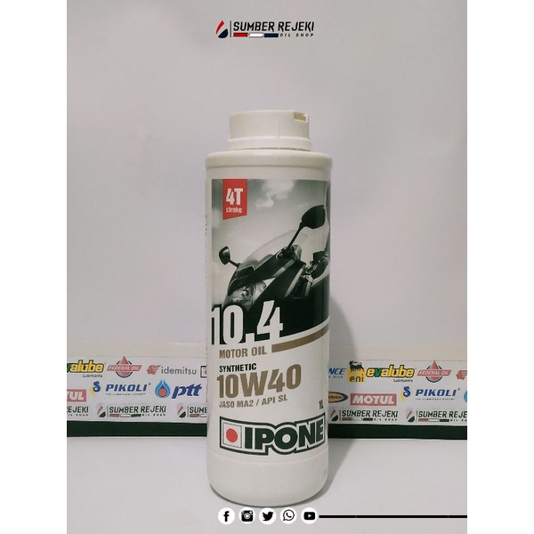 IPONE 10.40 10W40 | OIL 10,4 10 W 40 1 Liter Original