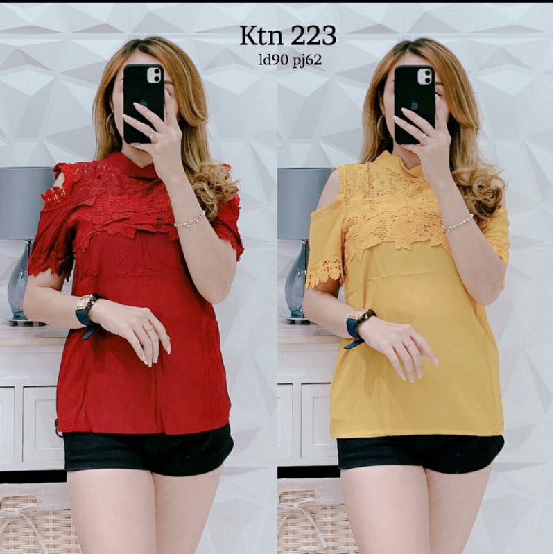 223 blus katun import