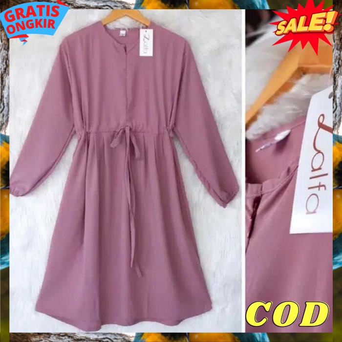 Tunik Ibu Ibu2 Jumbo Buju Lebaran Pengajian Kekinian Baju Muslim Bju Atasan Wanita Cewek Import [Tun