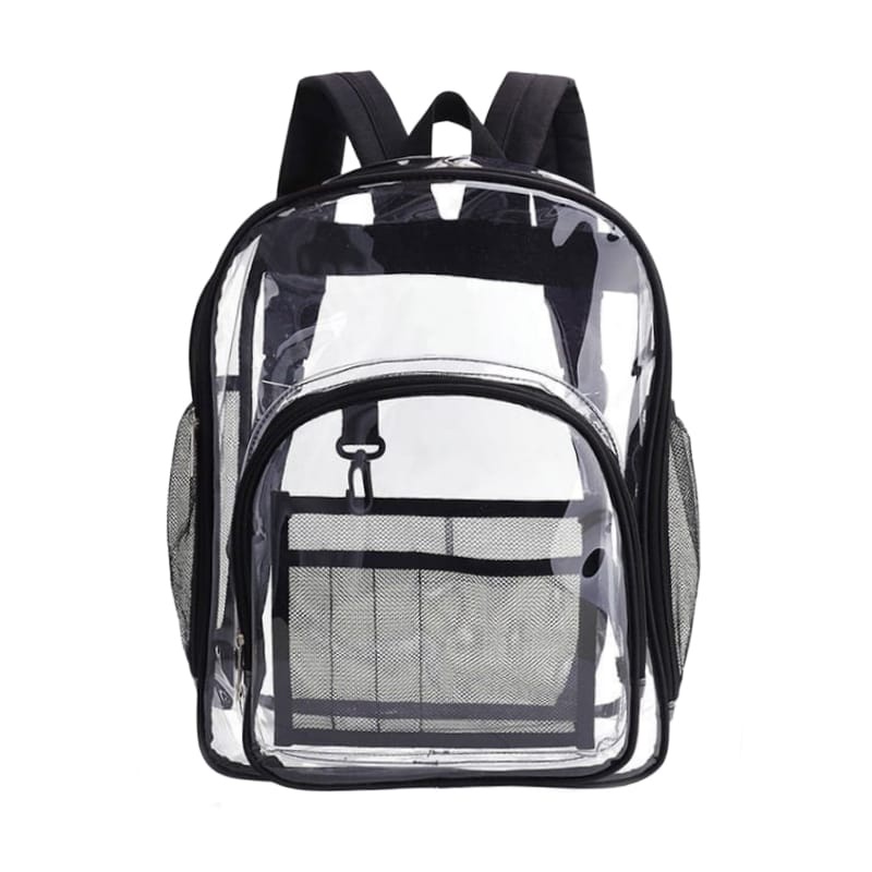 Tas Ransel Backpack Mika Pvc Transparant Unisex Remaja Korean Style