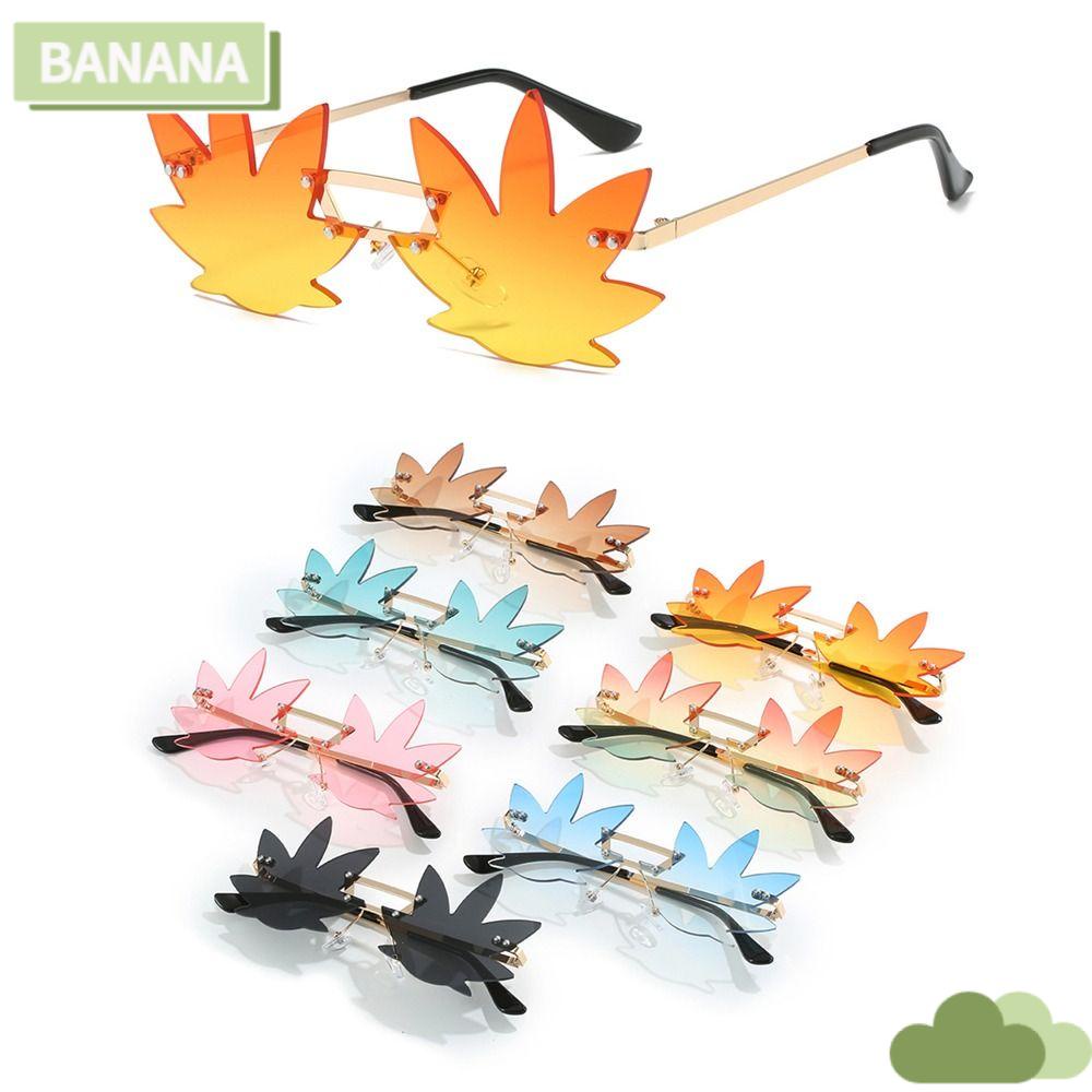 Kacamata Hitam Wanita Unik Hias Shades Eyewear Rimless