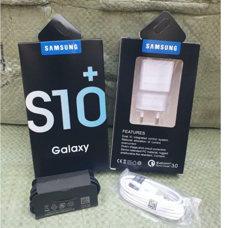 TC Charger Casan Samsung Galaxy S10+ S10 Plus Original {CA.18Ja23ᴳ}