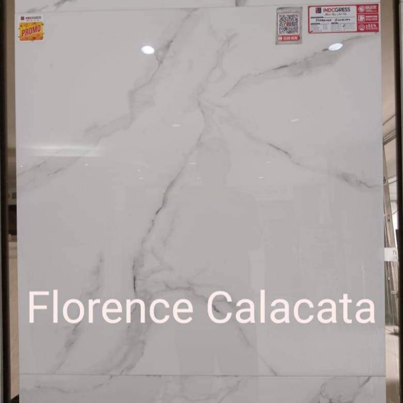 Granit Lantai Indogress 100x100 Florence Calacata