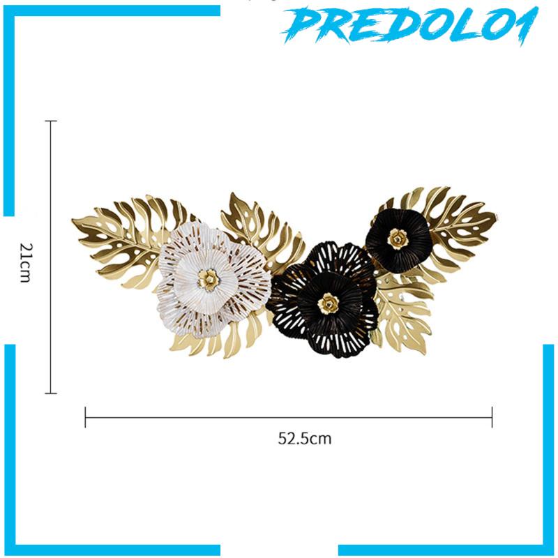 [Predolo1] Hiasan Dinding Bahan Metal Gaya Nordic Mewah Untuk Hadiah Hotel Ornamen Rumah