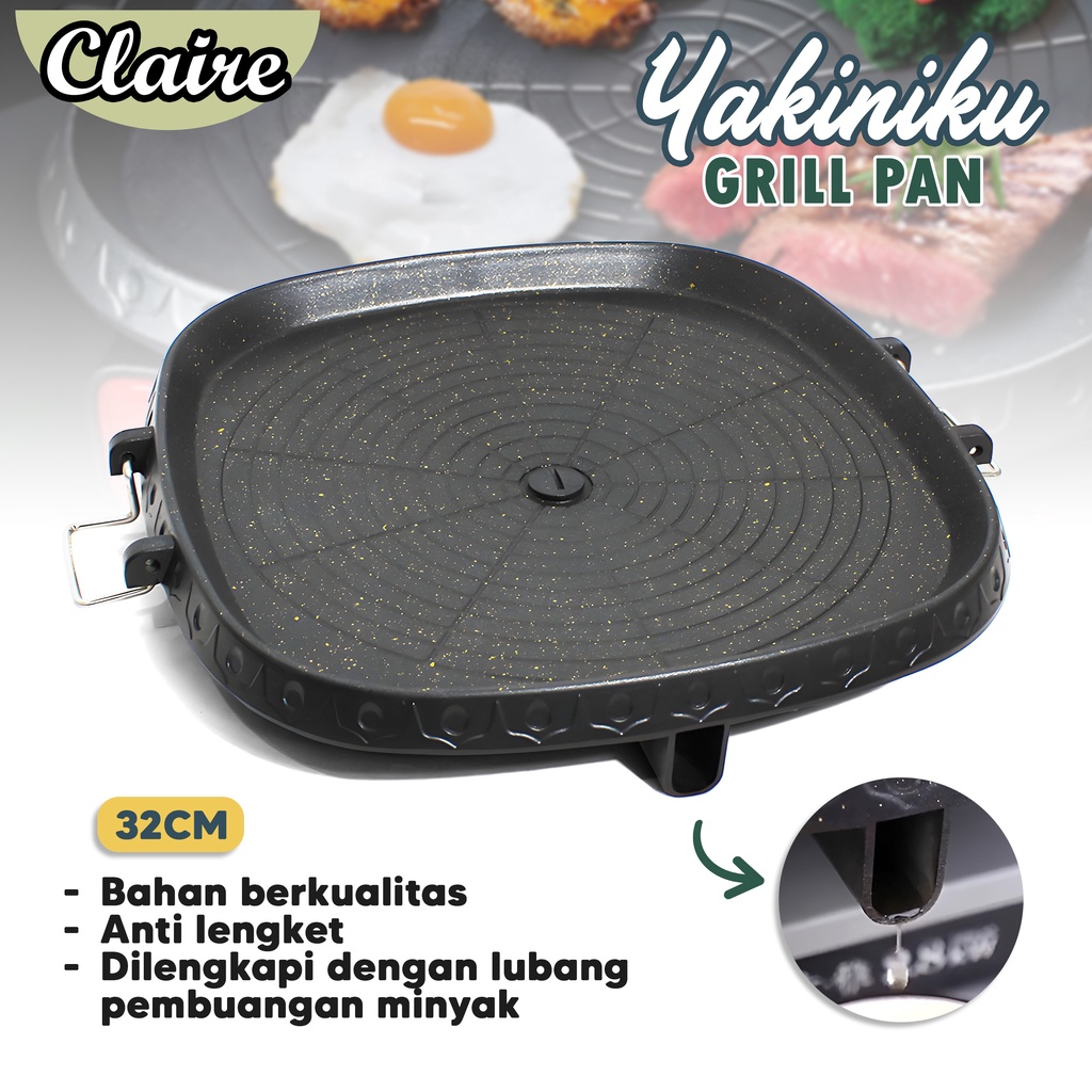 Yakiniku Grill Pan / Alat Panggangan BBQ / Alat Pemanggang