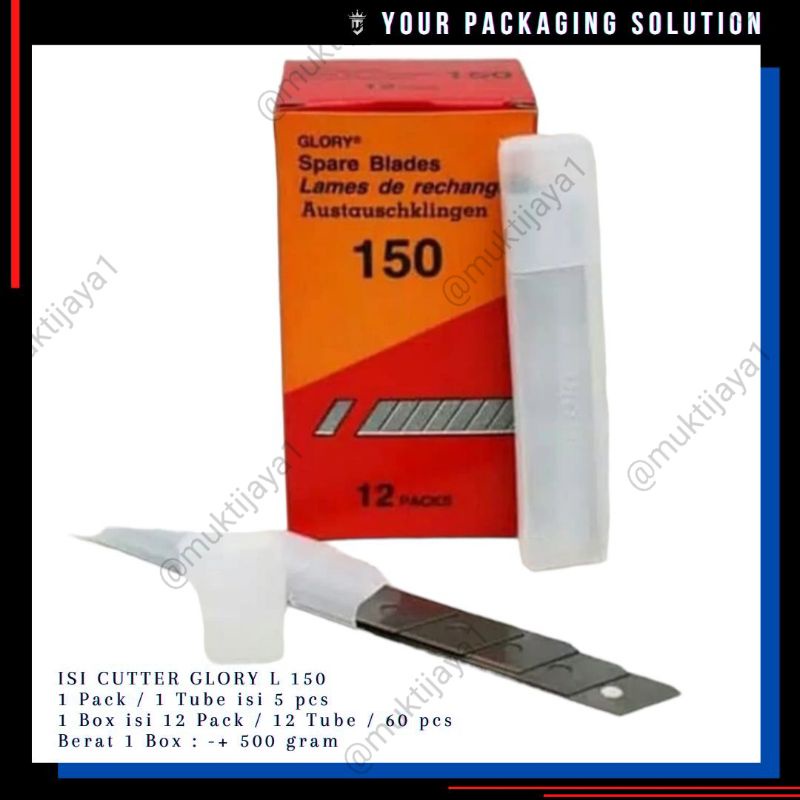

ISI CUTTER GROLY L-150 • 1 BOX ISI 12 TUBE