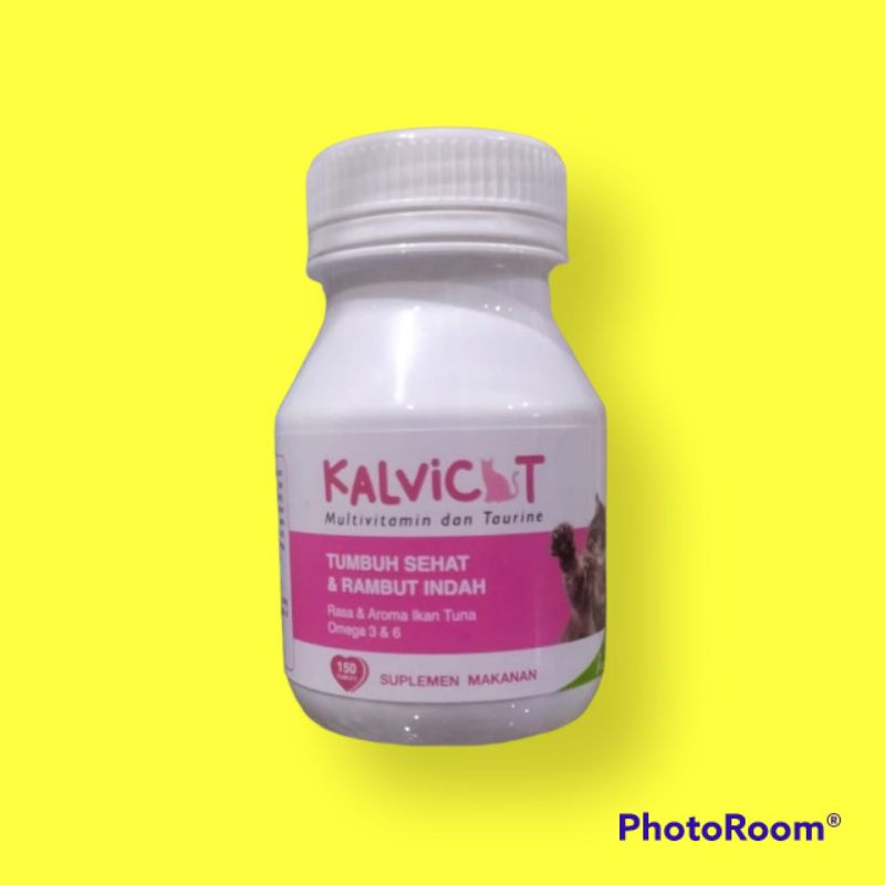 KALVICAT MULTIVITAMIN KUCING BULU SEHAT LEBAT 150 TBL