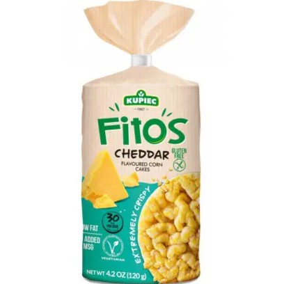 

Fitos rice and corn cakes toffee Cheddar 120gr Impor