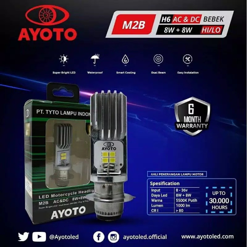 Lampu LED Ayoto / Lampu Depan LED / Lampu Ayoto / Lampu Depan Motor / Lampu LED