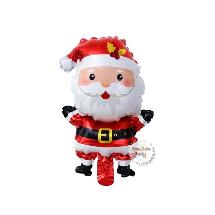 Balon Foil Santa Claus Mini / Balon Santa Claus Belt