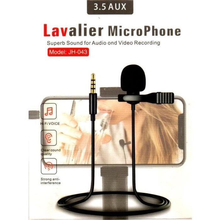 Trend-Mic clip on Lavalier GL-142 jack 3.5mm Jepit mic klip on murah terbaik