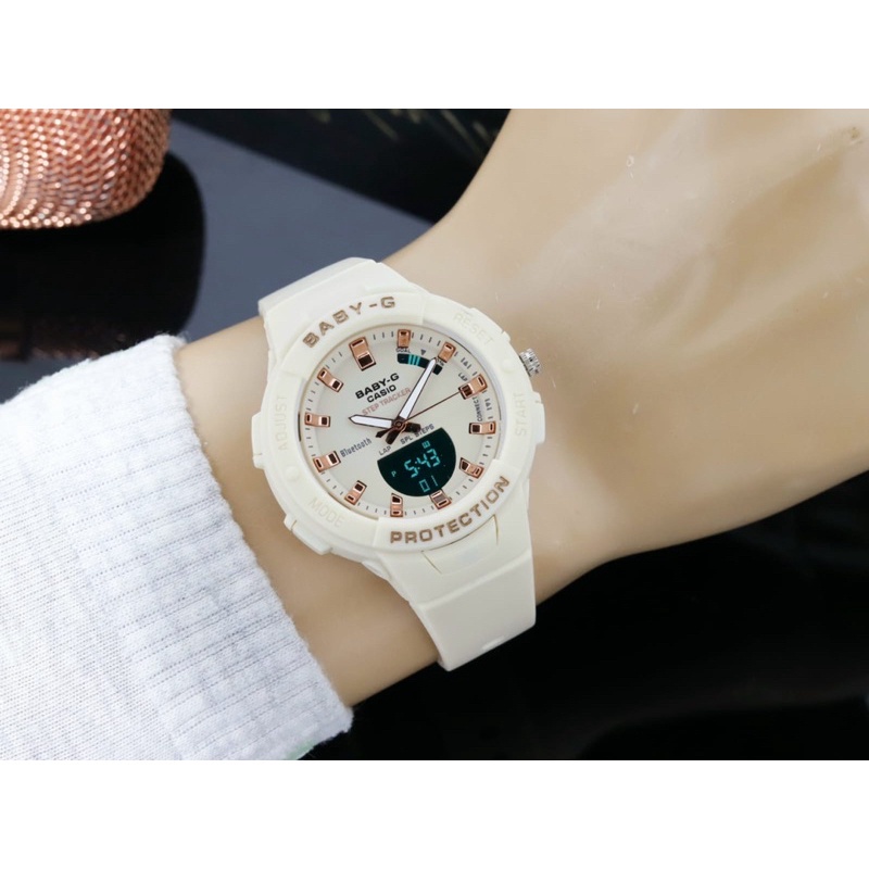 Jam tangan wanita baby-G Digital Dualtime jam sporty cewe terlaris tahan air