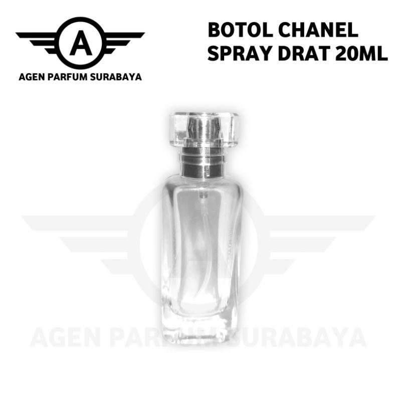 Botol Chanel spray drat 20ml - Botol Parfum Kosong Chanel spray 20ML