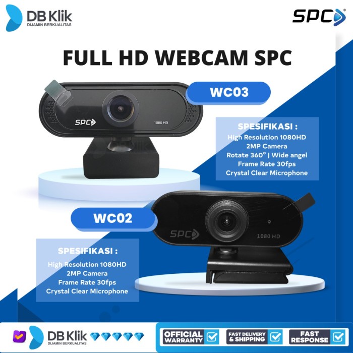 Webcam Webcam Spc Wc02 1080Hd / 2Mp Full Hd - Web Cam Spc Wc 02