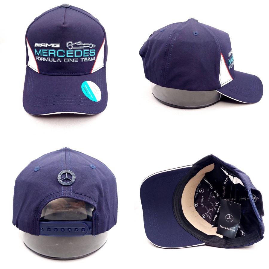 TOPI SNAPBACK FORMULA 1 F1 MERCEDES BENZ NAVY
