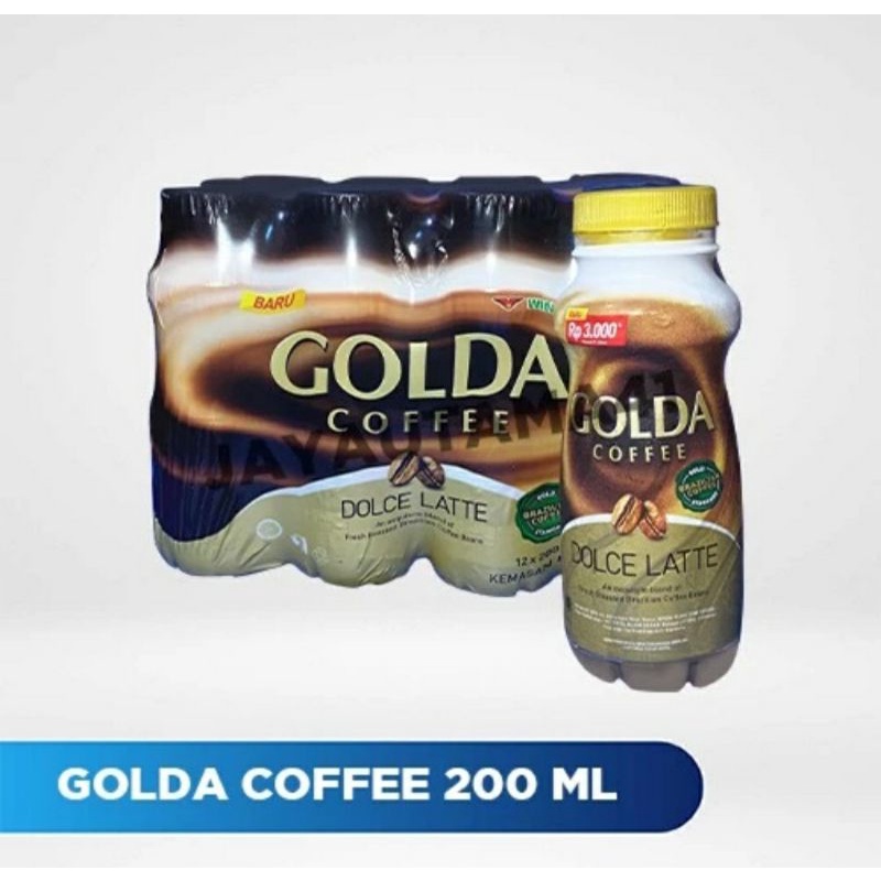 

Golda Coffee Drink Dolce Latte 200 ml (12 botol/krat)