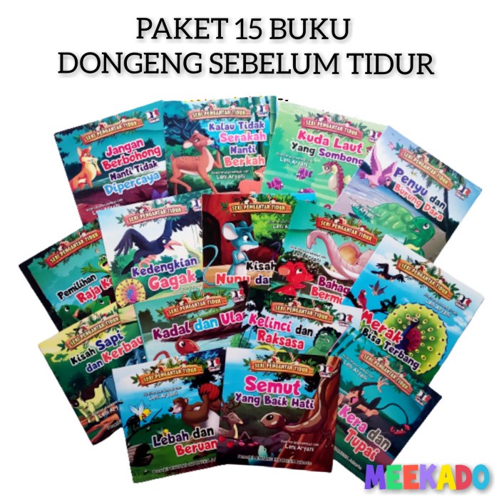 

Paket 15 Buku Cerita Anak Dongeng Sebelum Tidur