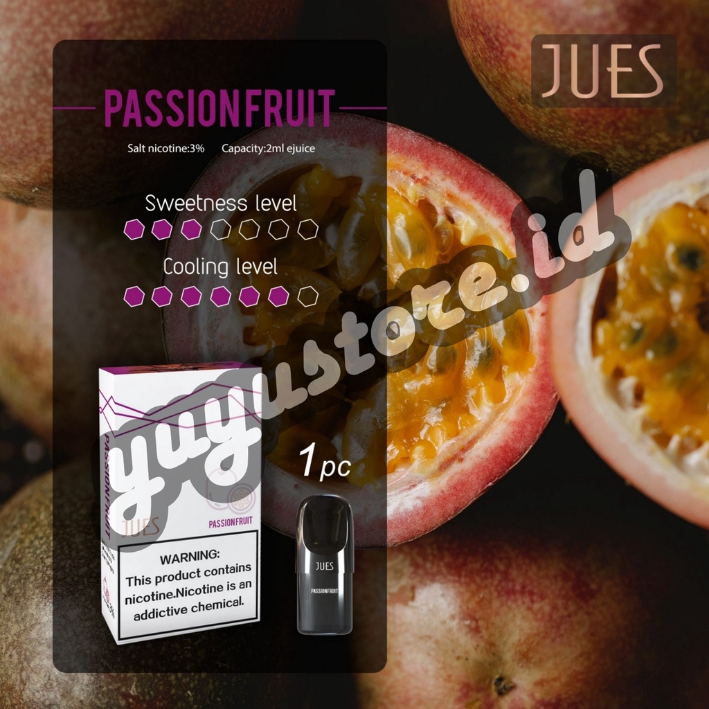 JUES Pod Pro Ceramic Original - Passion Fruit (RELX Infinity Essential Compatible)