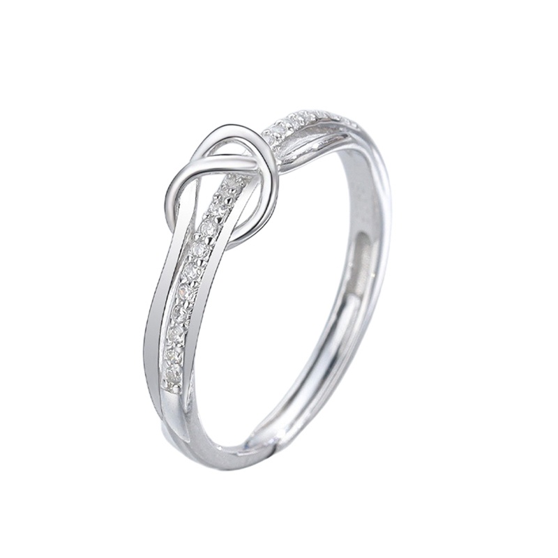 1pc Cincin For Friend To My Hardcore Gang Ring Best Friend Knot Ring Adjustable Cincin Hadiah Hari Wisuda Untuk Her