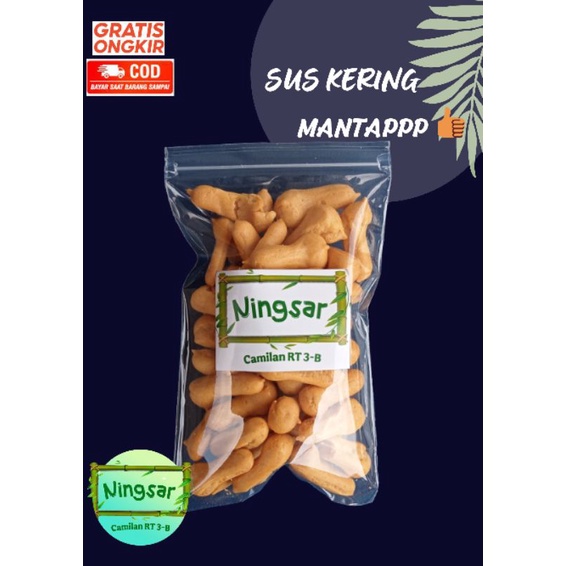 

Camilan soes lonjong original 50 gram sus enak camilan ningsar