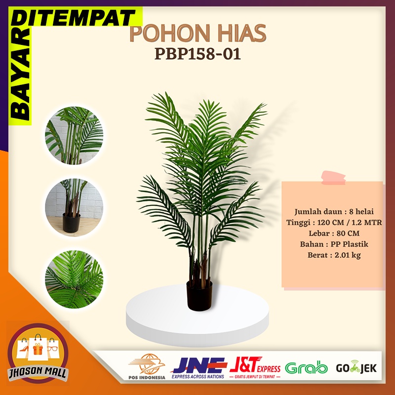 JM Pohon Hias Plastik Dekorasi / Pohon Hiasan Tinggi 1.2 Meter / Tanaman Hias Plastik Dekorasi Sudut