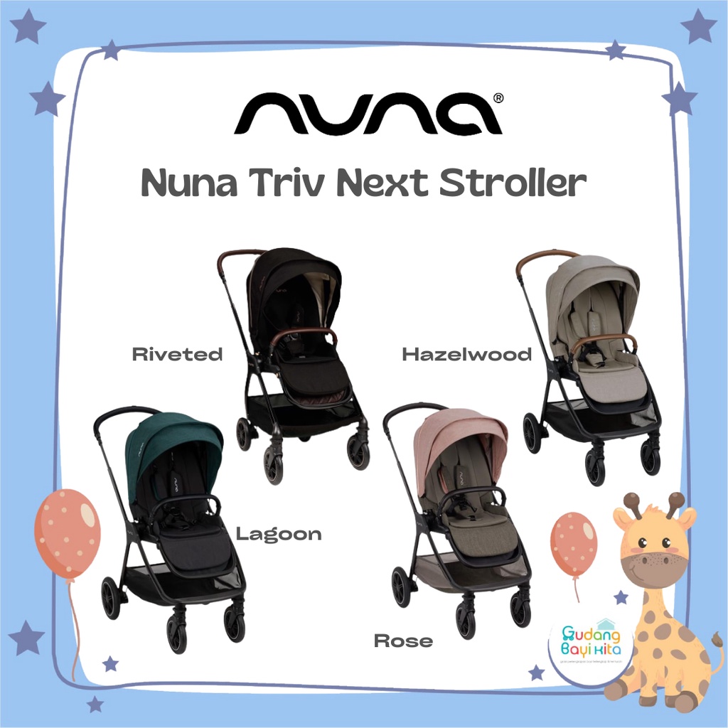 Nuna Triv Next Stroller - Stroller bayi dan anak - Sroller Nuna