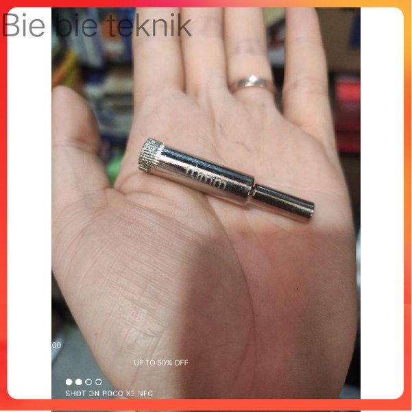 mata bor kaca 10mm / mata bor keramic 10mm . Bie bie teknik