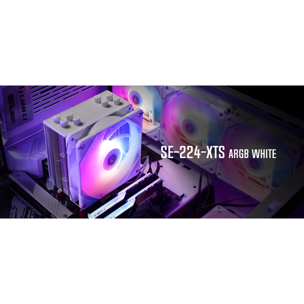 ID-COOLING SE-224-XTS ARGB CPU Cooler - White